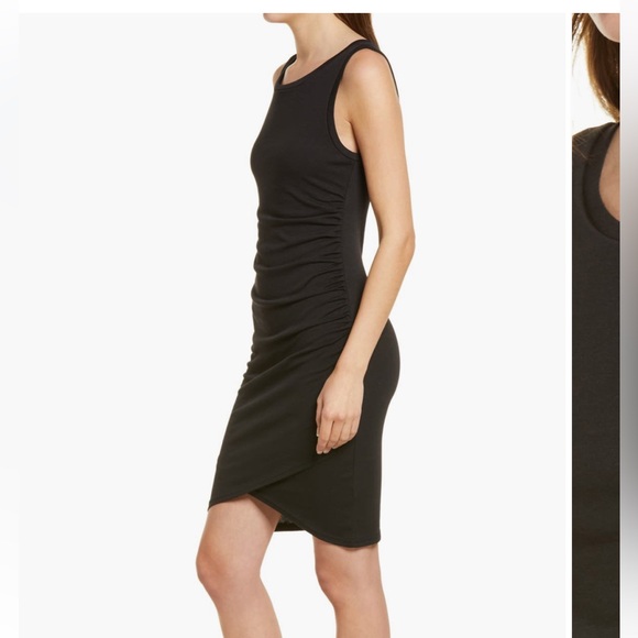 NWOT!!!! Treasure & Bond Ruched Side Sleeveless Dress - Picture 2 of 2